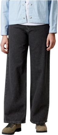 Carhartt Work in Progress Dames, Jeans, Zwart, Maat: W28 Katoen