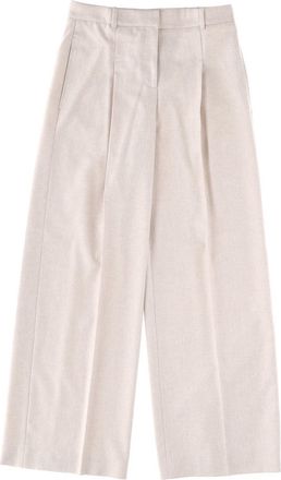 BOSS Wide-Leg Tiana Recycled Wool-Blend Pants