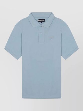 Barbour mens shirt polo collar short sleeves