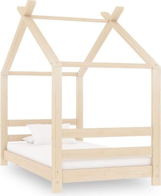 vidaXL Vidaxl - Estructura De Cama Infantil De Madera Maciza De Pino 70x140 Cm