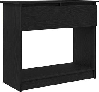 vidaXL Console Table with Drawers Black 85.5x38.5x74.5 cm Vidaxl