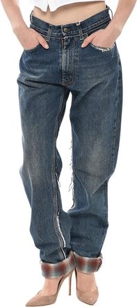Maison Margiela Blue Regular High Rise Jeans
