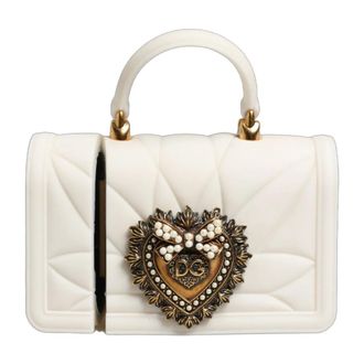 Dolce & Gabbana Handbags, female, White, Size: ONE SIZE AirPods Case