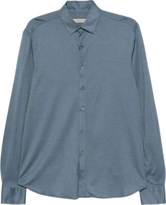 Canali Hombre, Camisas, Azul, Talla: XL
