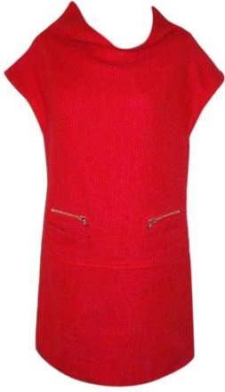 Marc Jacobs Lipstick Pink Wool Dress Size L Size L