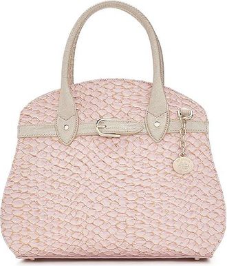 Brahmin Rosetta Cross Body Womens Handbags Pink Novella, Leather