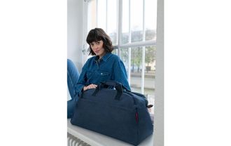 Reisenthel Reisetasche REISENTHEL Overnighter, Damen, Gr. B/H/T: 70cm x 38cm x 29cm, blau, Polyester, Taschen Reisetasche