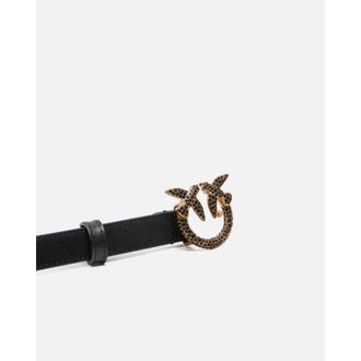 Pinko Pinko, Dames, Accessoires, Zwart, Maat: XS Leer