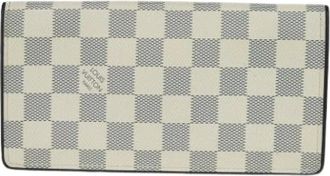 Louis Vuitton Pre-owned Wallets, male, Blue, Size: ONE SIZE Pre-owned Portefeuille Brazza Damier Coast Long Wallet