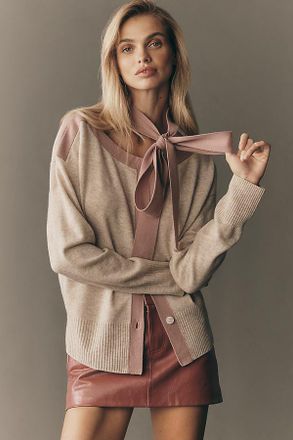 Maeve Cashmere Blend Scarf Cardigan Sweater