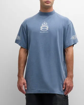 Balenciaga: Blue T-Shirts now up to −56% | Stylight