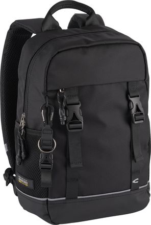 Camel Active Rucksack CAMEL ACTIVE Connect, Gr. B/H/T: 27cm x 39cm x 12cm, schwarz, Nylon, beschichtet, clean, unifarben, Rucks&auml;cke Rucksack, perfekt durchdachtes 