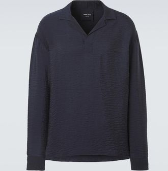 Giorgio Armani Seersucker polo shirt