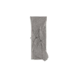 Brunello Cucinelli Diadema con nudo en mezcla de cachemir - Accessories - Mujer - Gris - ONE SIZE