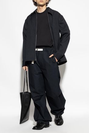 Jil Sander Cotton T-shirt, Mens, Black