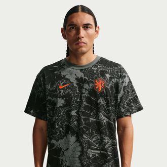 Nike Netherlands Nike Mens Soccer T-Shirt in Grey | IQ2266-068