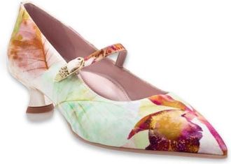 Naot Rosalie Pointed Toe Pump in Pink Floral Print at Nordstrom, Size 5.5Us