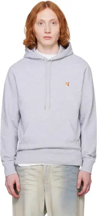 スウェット・トレーナー MAISON KITSUNE 'Rambling Fox' hoodie Maison Kitsuné Rambling Fox Oversized Hoodie | Grey | FARFETCH