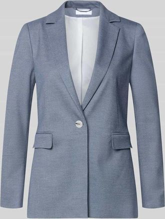 Comma Regular Fit Balzer mit Viskose-Anteil in Rauchblau, Gr&ouml;&szlig;e 38