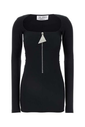 The Attico Half-Zip Mini Dress