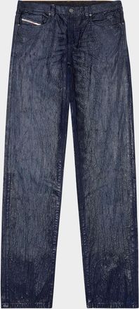 Diesel Men & apos;s Coated Loose-Fit Jeans