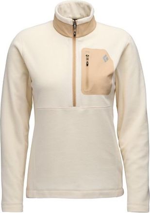 Black Diamond Rift Half Zip Fleece Jacket Fleecepullover f&uuml;r Damen | beige