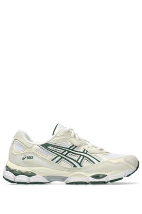 Asics White Green Gel-Nyc Sneakers