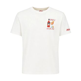 MC2 Saint Barth T-Shirts, male, White, Size: XL Portofino T-shirt