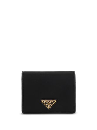 Prada Portafoglio bi-fold Prada con logo triangolare