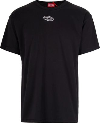 Diesel T-Norm Iod T-Shirt - Heren - T-shirts - Zwart - XL - Katoen - Tops