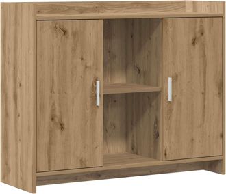 vidaXL Aparador Roble Artisan 98,5 X 33 X 80 Cm Pb Vidaxl