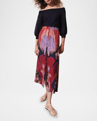 Figue Gloria Off-The-Shoulder 3/4-Sleeve Sweater