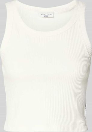 Marc O'Polo Denim Marc OPolo Denim Slim Fit Top aus Baumwoll-Mix in Offwhite, Gr&ouml;&szlig;e XL