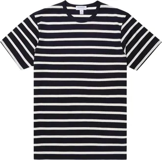 Sunspel Tops, Heren, Veelkleurig, L, Katoen, Klassiek T-shirt