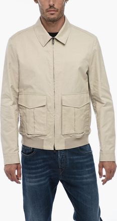 Corneliani Overshirt con Chiusura Zip e Tasche ad Aletta Corneliani