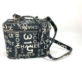 Chanel Canvas Beach Bag Handbag Shoulder Bag Vanity Bag (Pre-Owned)