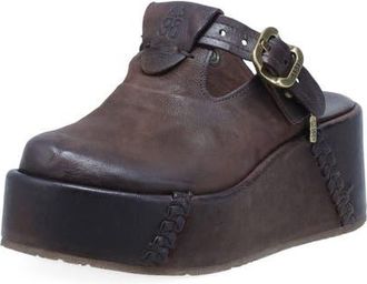 A.S.98 Monroe Platform Clog in Brown at Nordstrom, Size 9.5-10Us