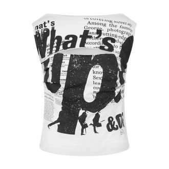 Moschino Sleeveless Tops, female, Multicolor, 2XS, Stylish T-shirts