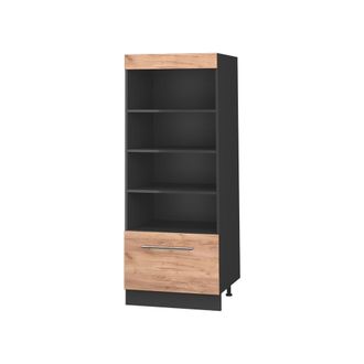 Vicco Estanter&iacute;a De Cocina Fame-line, Roble Dorado/antracita, 60 Cm, Vicco