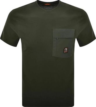 Parajumpers Mojave 2.0 T-Shirt - Heren - T-shirts - Groen - S - Katoen - Tops