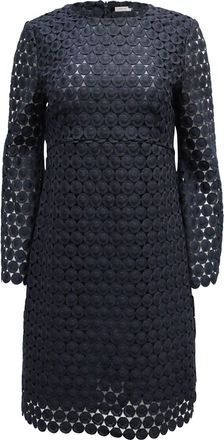 Zimmermann Havoc Thistle Mini Dress in Navy Blue Polyester Guipure Lace