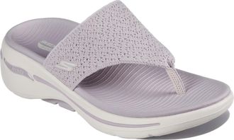 Skechers Womens Flip-Flop, Lilac, 7 UK