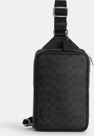 Coach Ray Pack 17 In Signature Canvas