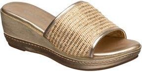 Antelope Donni Platform Wedge Sandal in Gold at Nordstrom Rack, Size 10