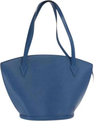 Louis Vuitton Pre-owned Handbags, female, Blue, Size: ONE SIZE Pre-owned Leather Handbag