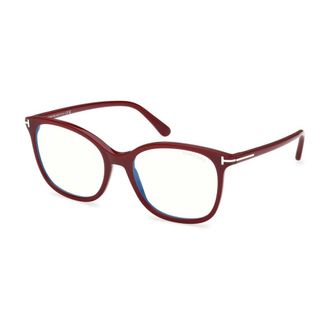 Tom Ford Glasses, female, Red, Size: 54 MM Ft6089B 069 Eyeglasses