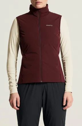 Craft ADV Essence Warm Performance Vest in Dark Fig at Nordstrom, Size X-Small