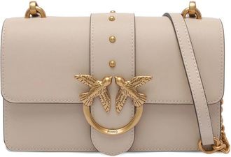 Pinko Logo-embellished Flap Shoulder Bag