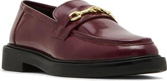 Steve Madden Womens Huddles Rxl Loafers - Wine - Size UK 3