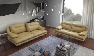 CALIA ITALIA 2,5-Sitzer »Cezanne, italienisches Design trifft erstklassigen Sitzkomfort, Leder« Edles Designsofa in besonders langlebigen & pflegeleichten Lederart